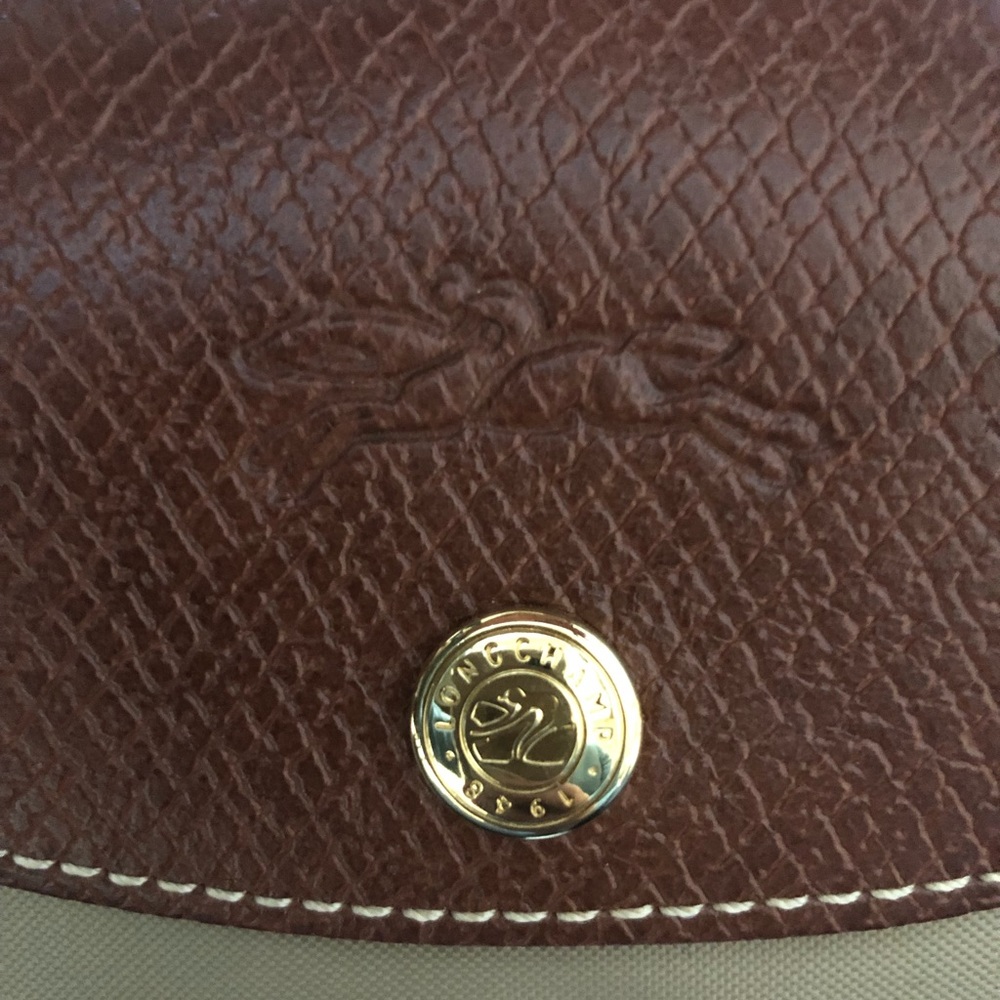 Sold!! Longchamp Small Le Pliage Tote Beige - Picture 3 of 8